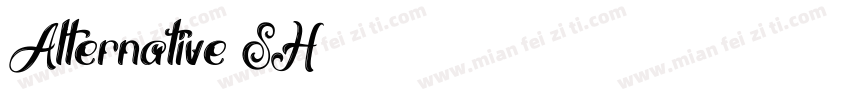 Alternative SH字体转换